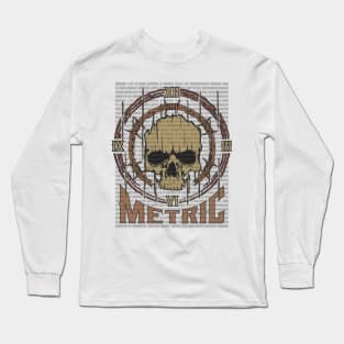 Metric Vintage Skull Long Sleeve T-Shirt